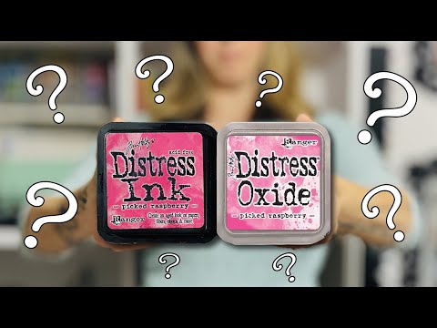 What sets Distress Ink apart from Distress Oxide?