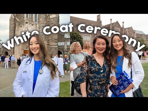What is the appropriate attire for a white coat ceremony?