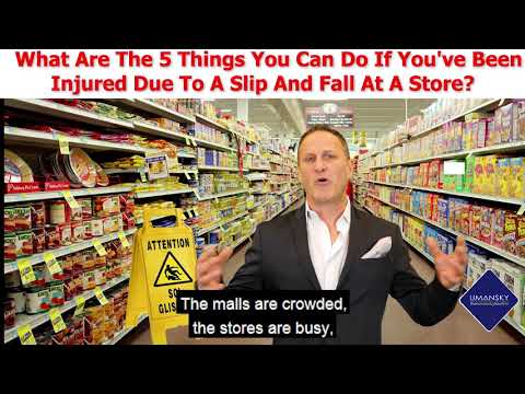 Actions to Take if You Have a Fall Incident Inside a Store